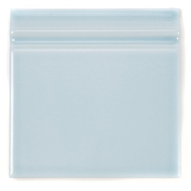 Retro Metro Cloud Blue 15cm x 15cm Skirting Tile