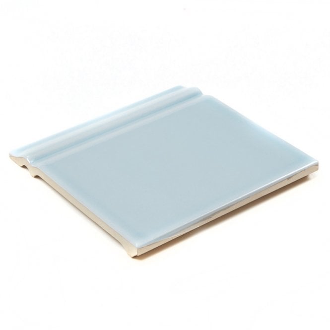 Retro Metro Cloud Blue 15cm x 15cm Skirting Tile