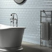 Retro Metro Cloud Blue 15cm x 15cm Skirting Tile