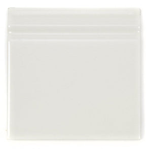 Retro Metro Cream 15cm x 15cm Skirting Tile