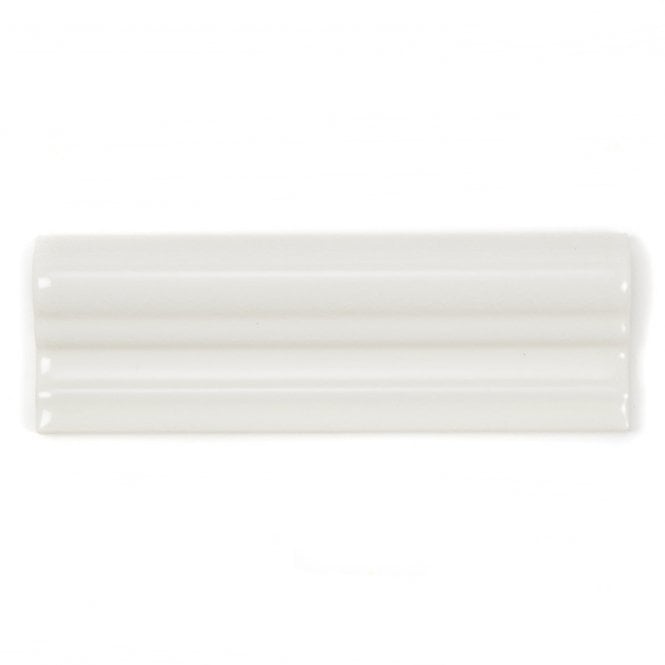 Retro Metro Cream 5cm x 15cm Dado Tile