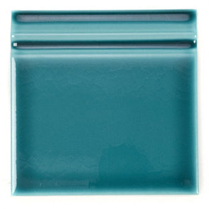 Retro Metro Emerald 15cm x 15cm Skirting Tile