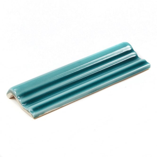 Retro Metro Emerald 5cm x 15cm Border Tile