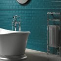 Retro Metro Emerald 5cm x 15cm Border Tile