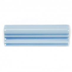 Retro Metro Mediterranean Blue 5cm x 15cm Border Tile