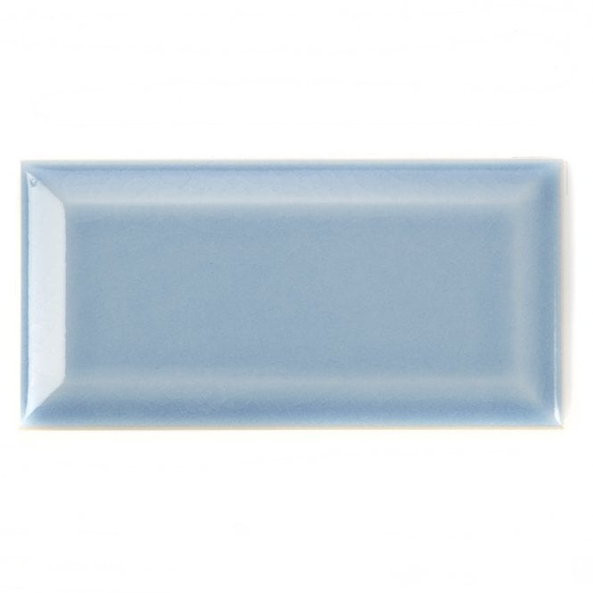 Retro Metro Mediterranean Blue 7.5cm x 15cm Wall Tile