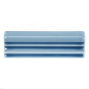 Retro Metro Ocean Blue 5cm x 15cm Dado Tile