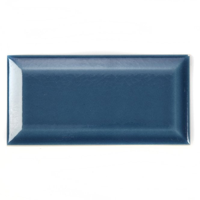 Retro Metro Ocean Blue 7.5cm x 15cm Wall Tile
