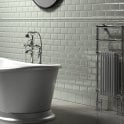 Retro Metro Sage 5cm x 15cm Border Tile
