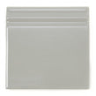 Retro Metro Silver Grey 15cm x 15cm Skirting Tile