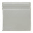 Retro Metro Silver Grey 15cm x 15cm Skirting Tile
