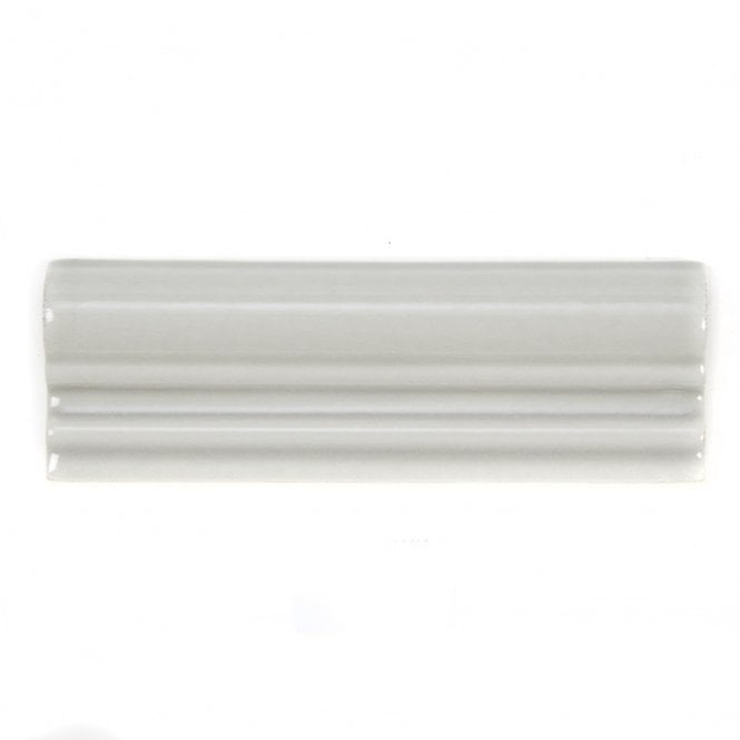 Retro Metro Silver Grey 5cm x 15cm Border Tile