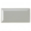 Retro Metro Silver Grey 7.5cm x 15cm Wall Tile