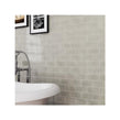 Retro Metro Silver Grey 7.5cm x 15cm Wall Tile
