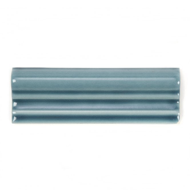 Retro Metro Steel Blue 5cm x 15cm Border Tile