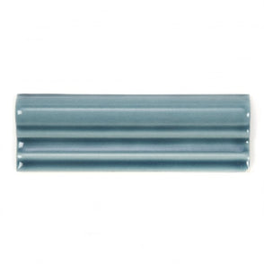 Retro Metro Steel Blue 5cm x 15cm Dado Tile