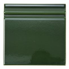 Retro Metro Victorian Green 15cm x 15cm Skirting Tile