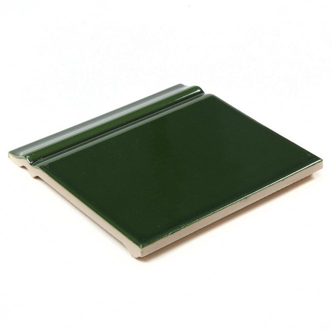 Retro Metro Victorian Green 15cm x 15cm Skirting Tile