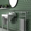 Retro Metro Victorian Green 5cm x 15cm Border Tile