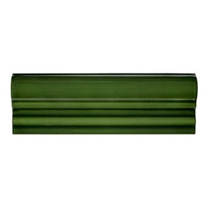 Retro Metro Victorian Green 5cm x 15cm Border Tile