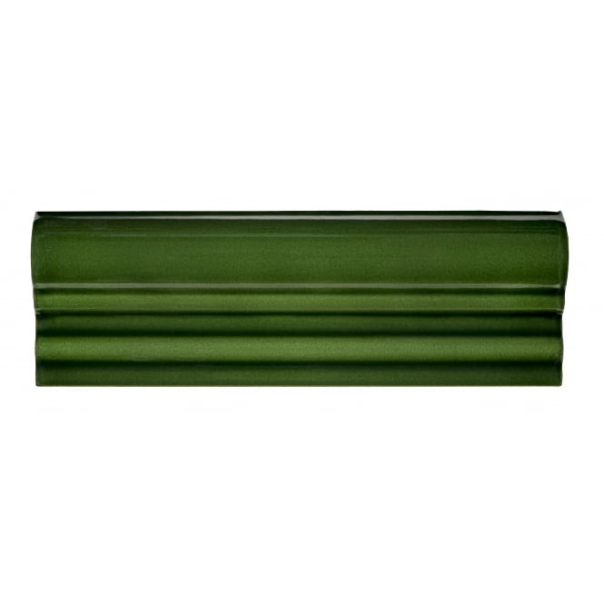Retro Metro Victorian Green 5cm x 15cm Border Tile
