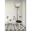 Retro Metro White 15cm x 15cm Skirting Tile