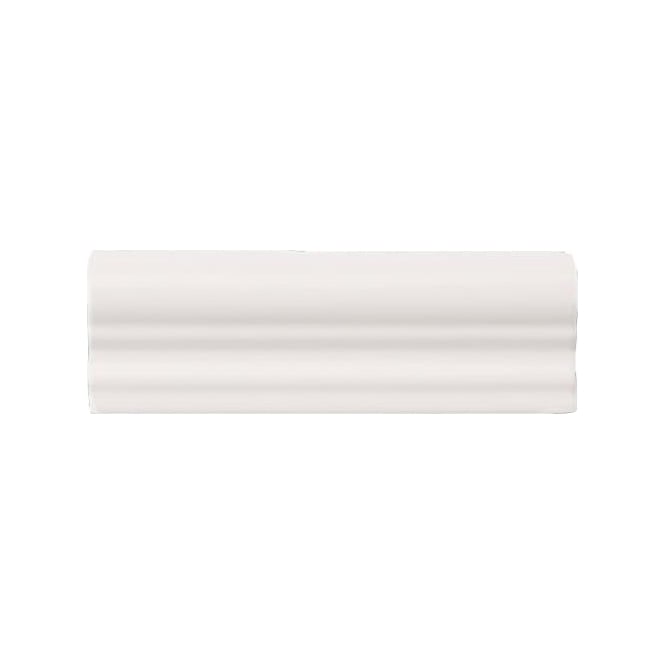 Retro Metro White 5cm x 15cm Dado Tile