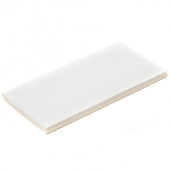 Retro Metro White 7.5cm x 15cm Wall Tile
