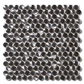 Retro Silver 29.2cm x 29.2cm Mosaic Tile