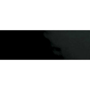 Rhian Black Gloss 10cm x 30cm Wall Tile