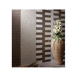 Rhian Brown Gloss 10cm x 30cm Wall Tile