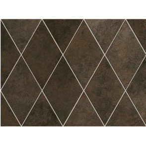 Rhombus Oxide Black 14cm x 24cm Wall & Floor Tile
