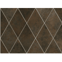 Rhombus Oxide Black 14cm x 24cm Wall & Floor Tile