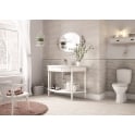 Rhonda Desa White Matt 29cm x 59cm Wall & Floor Tile