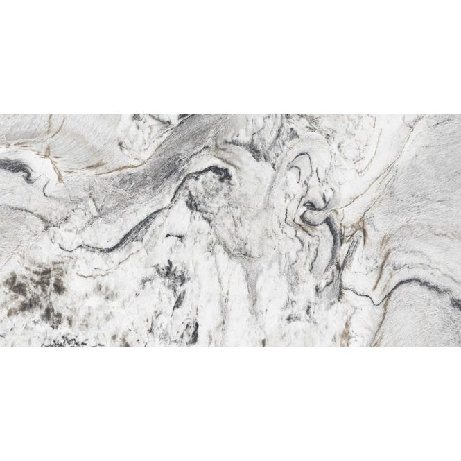 Rich Blanco Marble-Effect 60cm x 120cm Wall and Floor Tile