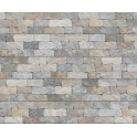 Italian Design Rilievi Platino 16cm x 40cm Wall Tile