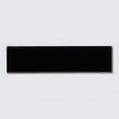 Ripple Glossy Black 7.5cm x 30cm Wall Tile