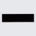 Ripple Glossy Black 7.5cm x 30cm Wall Tile