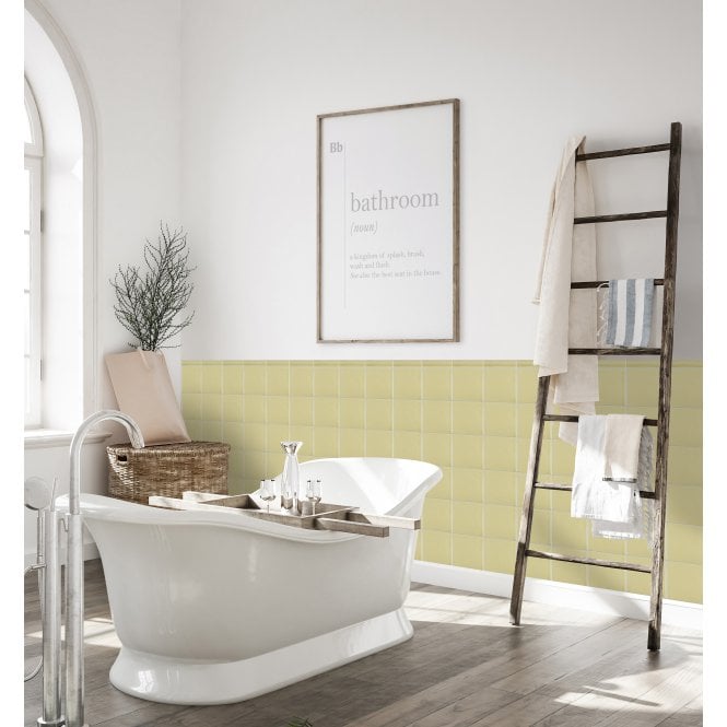 Rodin Lemon 15cm x 15cm Wall Tile