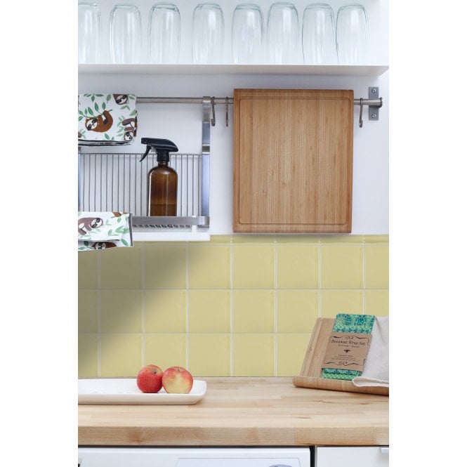 Rodin Lemon 15cm x 15cm Wall Tile