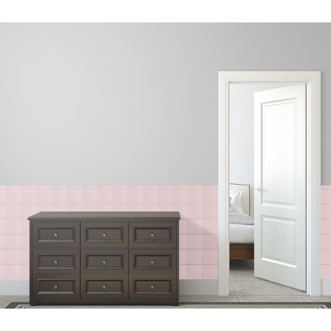 Rodin Rosa 15cm x 15cm Wall Tile