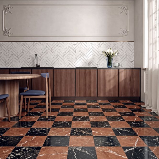 Made In Spain Rojo Alicante Matt 30cm x 30cm Wall and Floor Tile