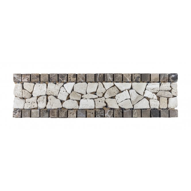 Roman Stone 8cm x 30.5cm Border Tile