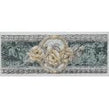 Heckstream Rose Green 8cm x 20cm Border Tile