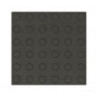 Round Studs Black 14.6cm x 14.6cm Floor Tile