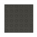 Round Studs Black 14.6cm x 14.6cm Floor Tile