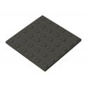 Round Studs Black 14.6cm x 14.6cm Floor Tile
