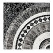 Royal Black & White 60cm x 60cm Floor Tile (4 tile set)