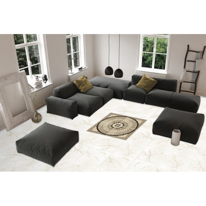 Royal Corollar Gold 60cm x 60cm Floor Tile (4 tile set)
