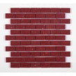 Gulfstone Ruby Red Brick Quartz 30cm x 30cm (4.8m x 2.3cm) Mosaic Tile